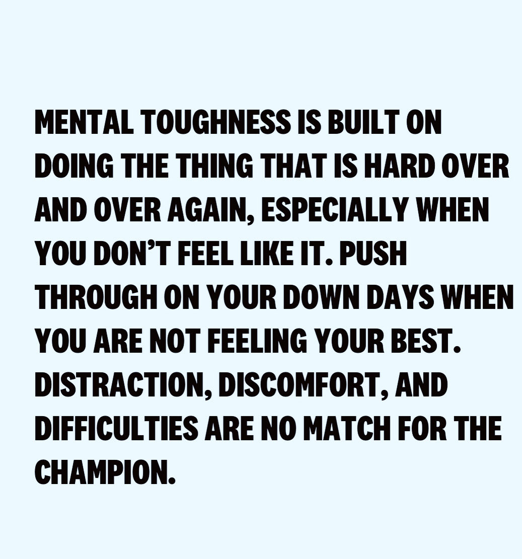 CoachSamWol23's tweet photo. Mental toughness isn’t built in the highlight reel moments. It’s built in the reps nobody sees.showing up on the days you don’t feel like it, pushing through when you’re not at your best. Distraction and discomfort don’t stand a chance against someone who keeps showing up anyway! https://t.co/20RXLvGyKD