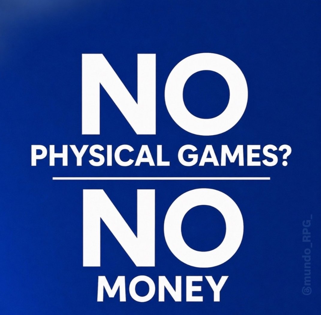 Wyvern1328's tweet photo. @PlayStationES #NoDiscNoBuy https://t.co/mbXxxcatGe
