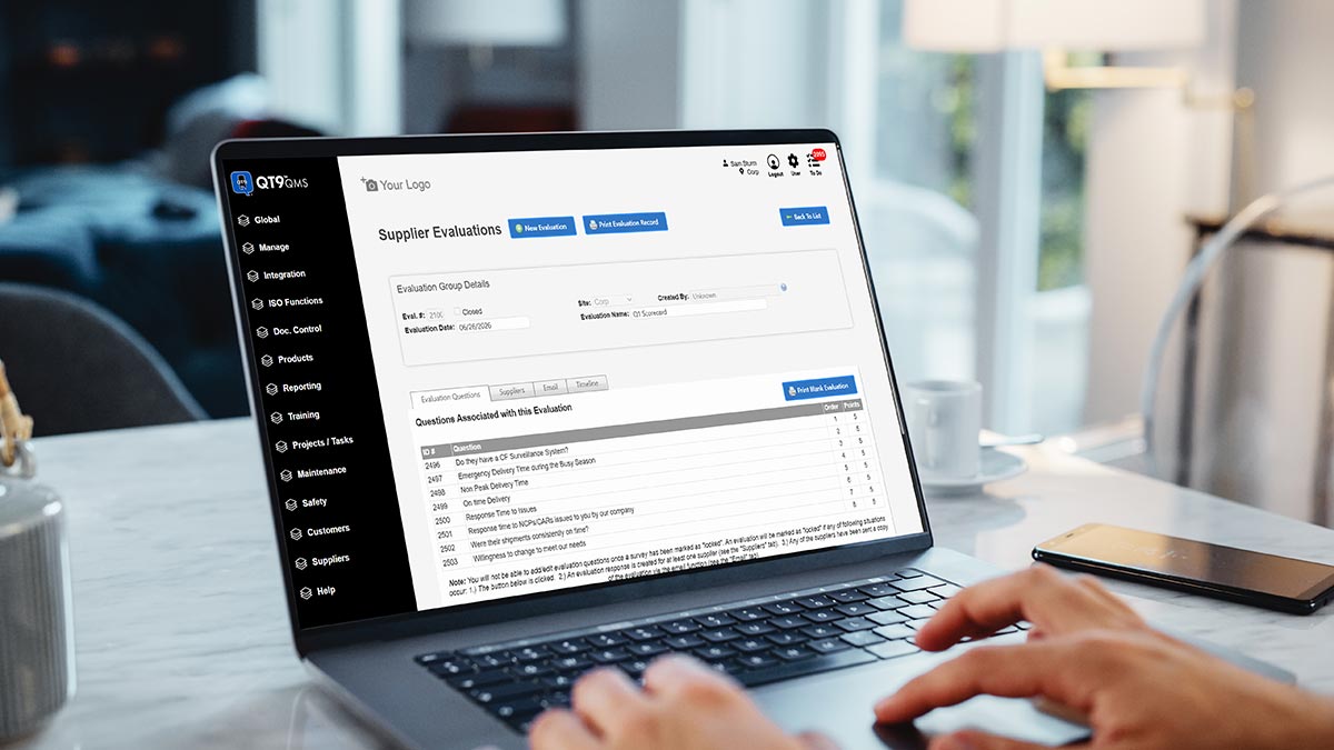 Qt9Software's tweet photo. Most supplier scorecards tell you what already happened, but they don't always indicate where supplier performance is heading. We show you how to track the signals behind the score and mitigate supplier risk. https://t.co/xFTQ06FfA2
#suppliermanagement #supplierquality #QMS https://t.co/RFvwPyXRMd