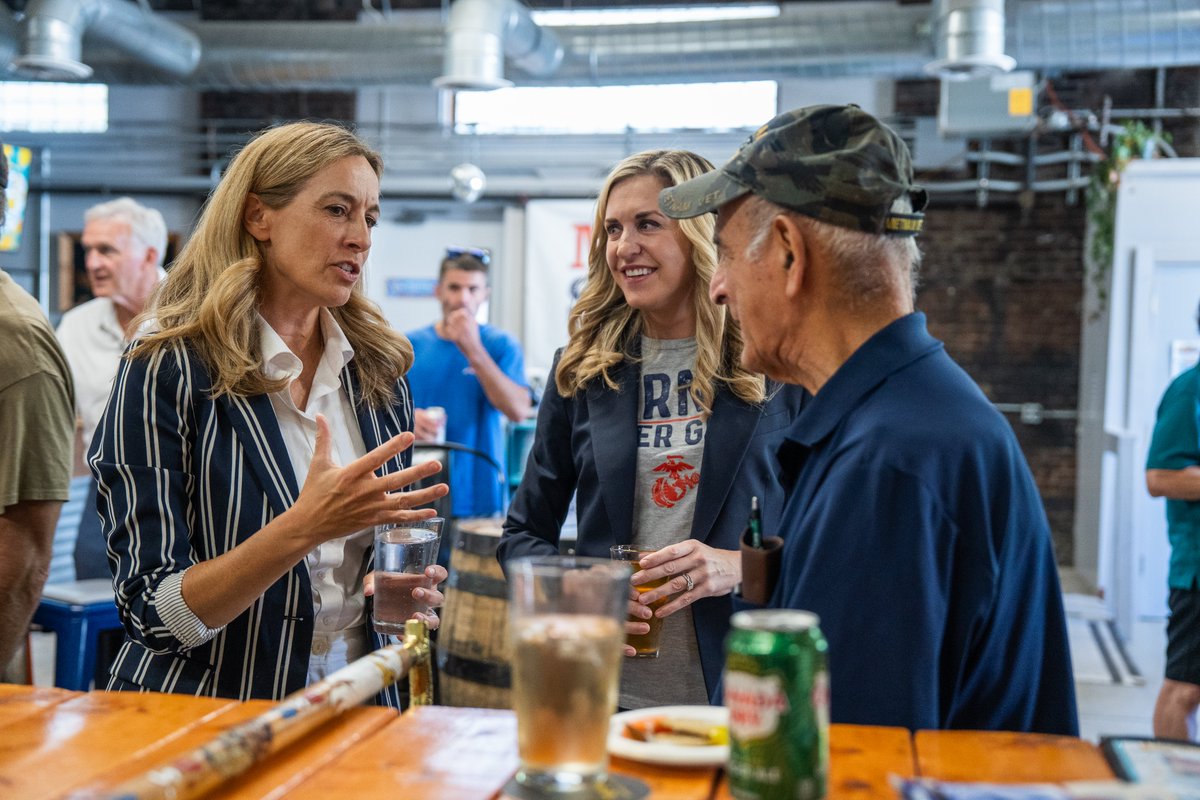 maurasullivan's tweet photo. What an incredible afternoon with Governor Mikie Sherrill! Nearly 100 people packed To Share Brewery in Manchester. It’s such a testament to Mikie’s leadership and the people-powered campaign we are building that so many folks showed up and are getting involved.
People are fired up for a new generation of servant leaders. 19 days to the primary. Let's GO 🇺🇸 #NHPolitics #EarnedNeverGiven