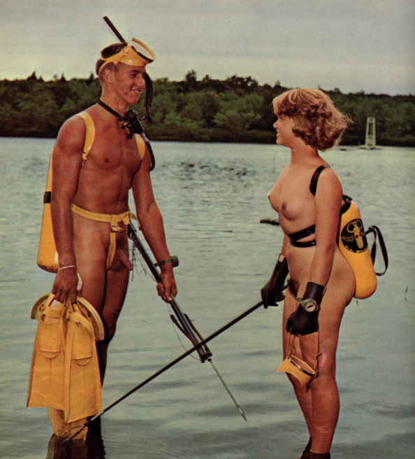 NudistLibrary's tweet photo. The best wetsuit ever!

📸 1965 Nudistory magazine https://t.co/1JpXDa1tcw