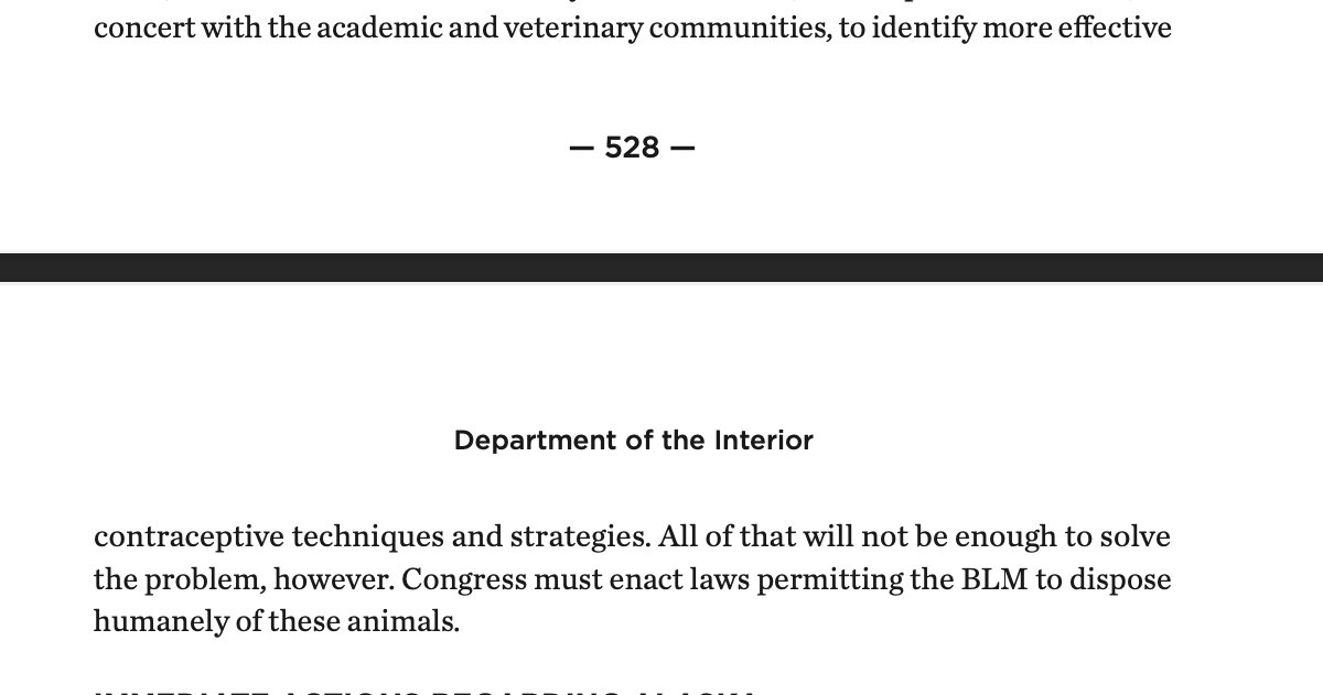 Lucius0's tweet photo. The culling of wild horses was written in Project 2025. 
They told us they would murder wild horses so they could make money off the land, and now they're doing it. https://t.co/sL59CGb3MO