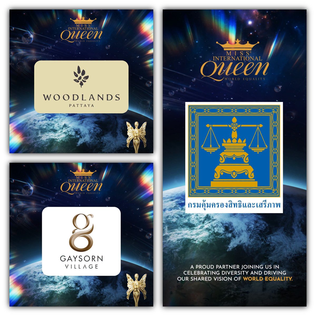 MIQCanada's tweet photo. Official Sponsors of #MissInternationalQueen 2026 ✨️

Proudly joining us in celebrating diversity and pushing forward the shared vision of 𝗪𝗢𝗥𝗟𝗗 𝗘𝗤𝗨𝗔𝗟𝗜𝗧𝗬! 🌎✨️ #MIQ2026 https://t.co/EJtNFhjSEW