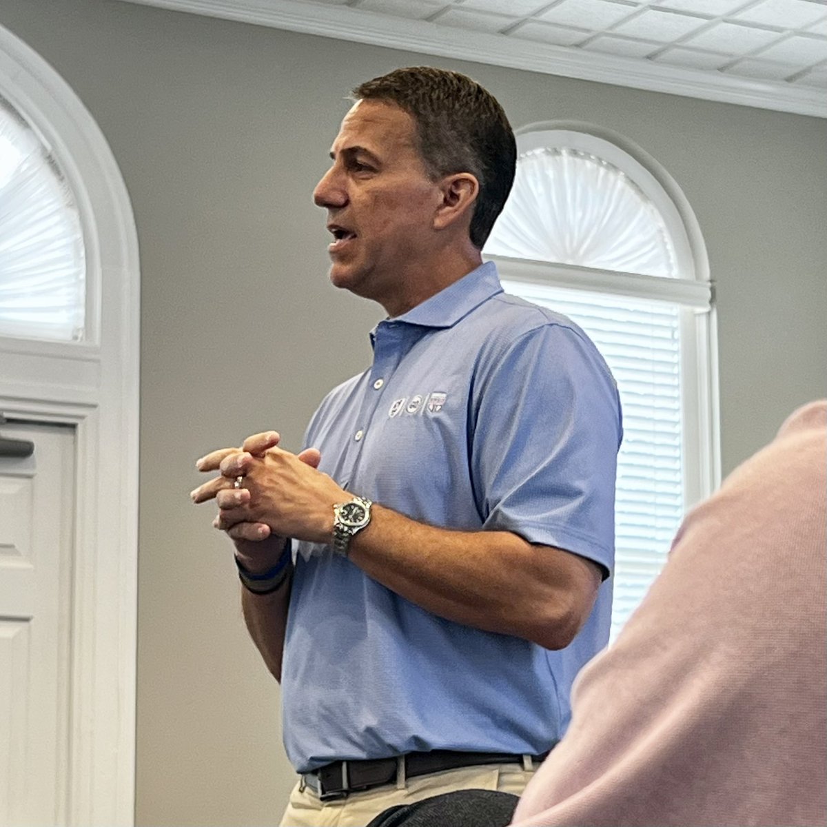 MattCapps's tweet photo. “We want to advance the global church by serving the local church.” - @rscott_pace 

I love this vision for Southeastern Baptist Theological Seminary. #onmissiontogether https://t.co/bw5mTLMfHy