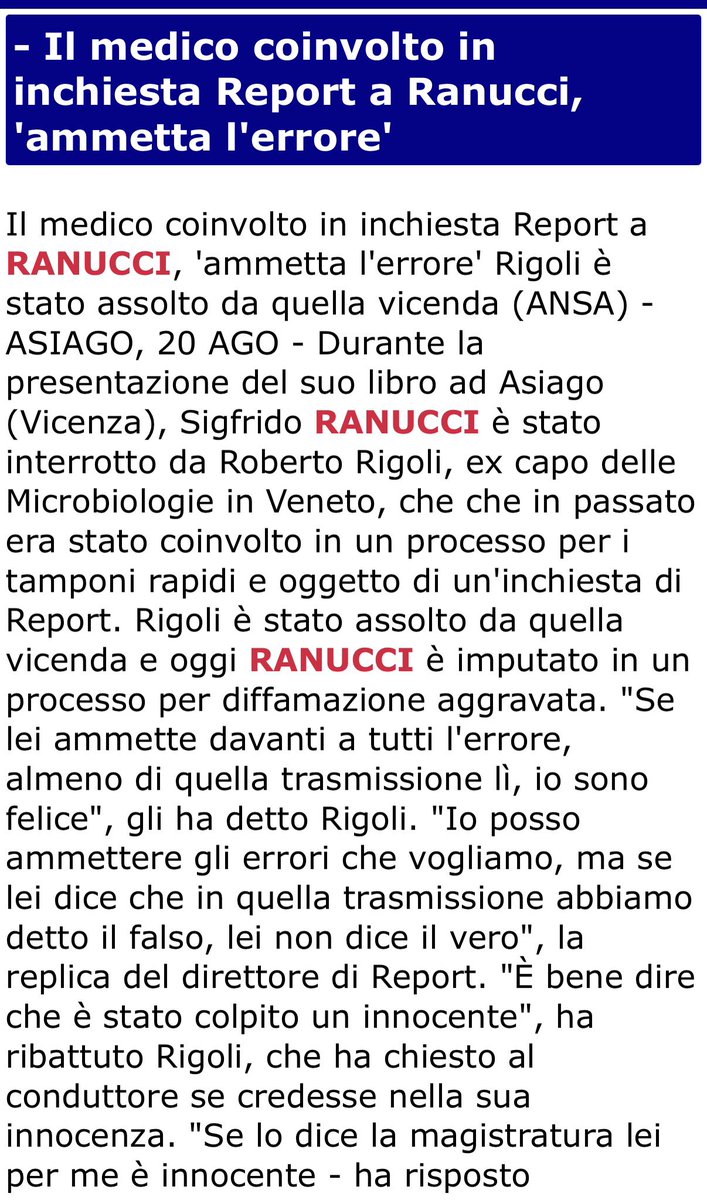 aldotorchiaro's tweet photo. Stasera ad Asiago, dove doveva parlare in piazza ma poi è stato spostato in un teatro chiuso e vigilato, #Ranucci è stato contestato a viso aperto da un medico, vittima del metodo Report. 
«Deve scusarsi, ammetta i suoi errori!».

Adesso forse ho capito perché voleva la scorta. https://t.co/0cOOTem5fq