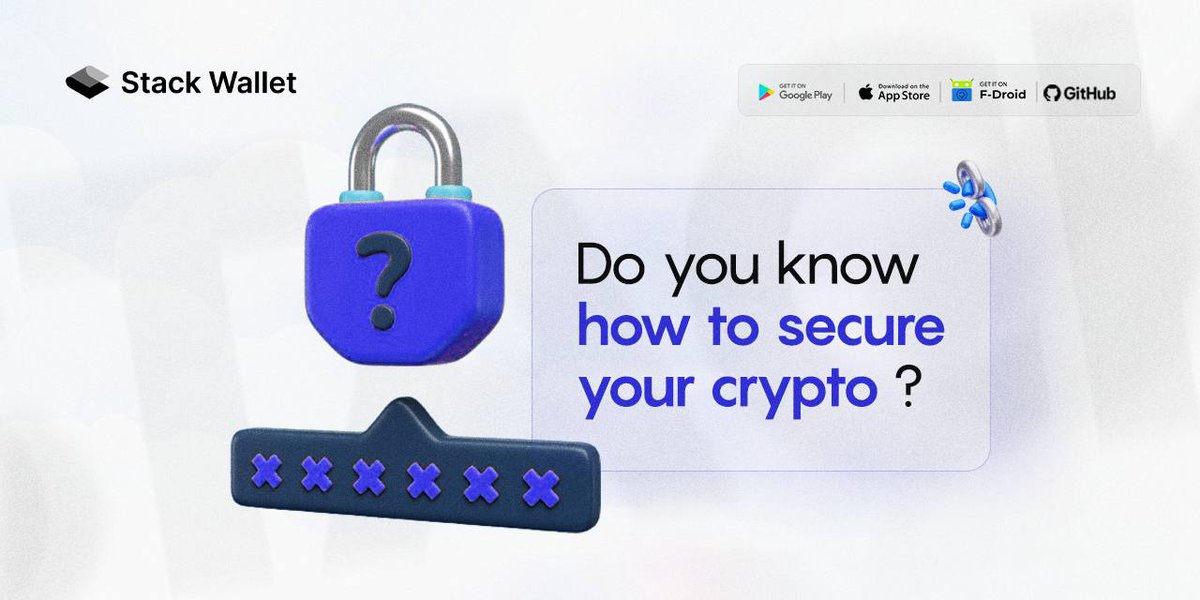 stack_wallet's tweet photo. If you don’t control your keys, you don’t fully control your assets.

Here’s a brief overview of the steps you can take to start locking down your crypto:

✅Choose self-custody
✅Choose privacy
✅Choose Stack Wallet

(It's easier than you think) https://t.co/2pXIq6jYAk