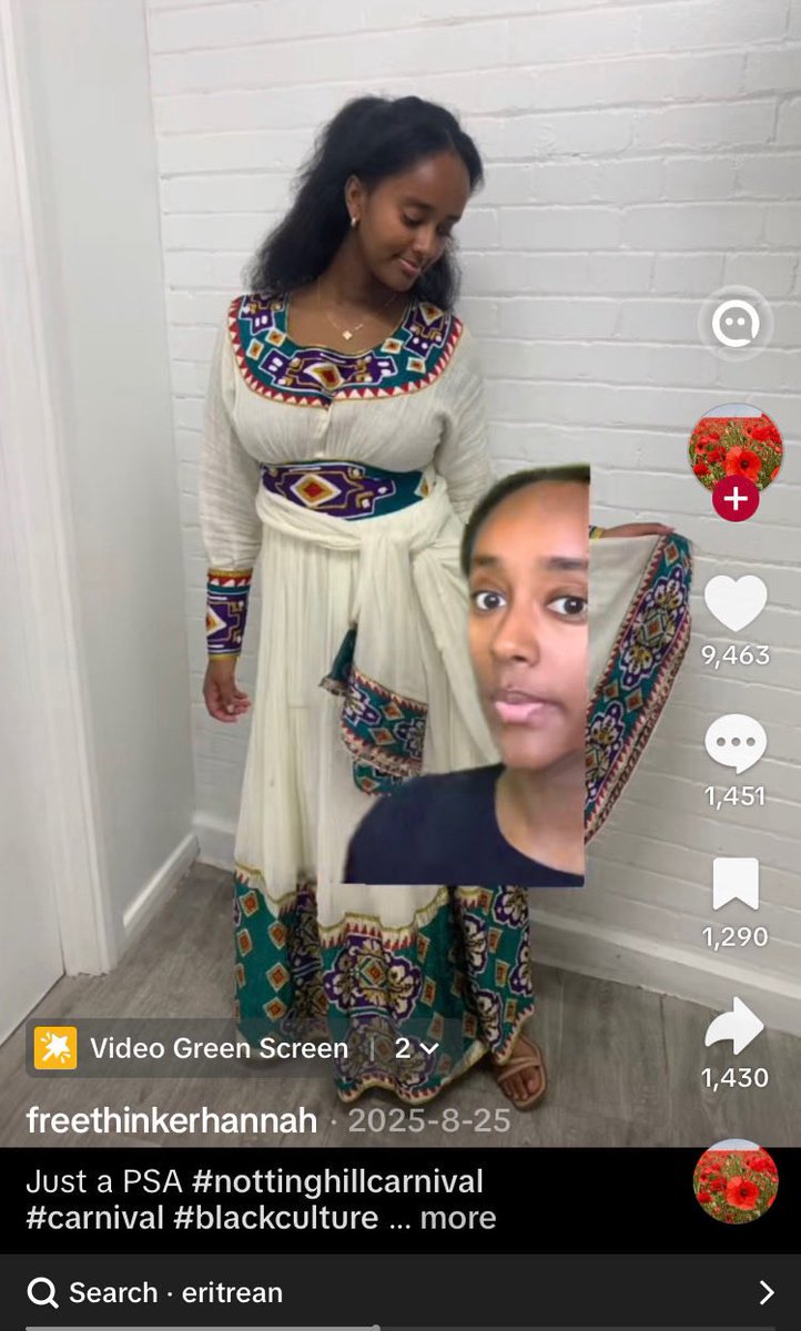 lesyeuxdesabrin's tweet photo. There are multiple instances of Eritreans involving themselves in right wing spaces and yet they are in the replies and quotes trying to blame us for this Eritrean girl dating a white supremacist. https://t.co/5jJi7ENPuH