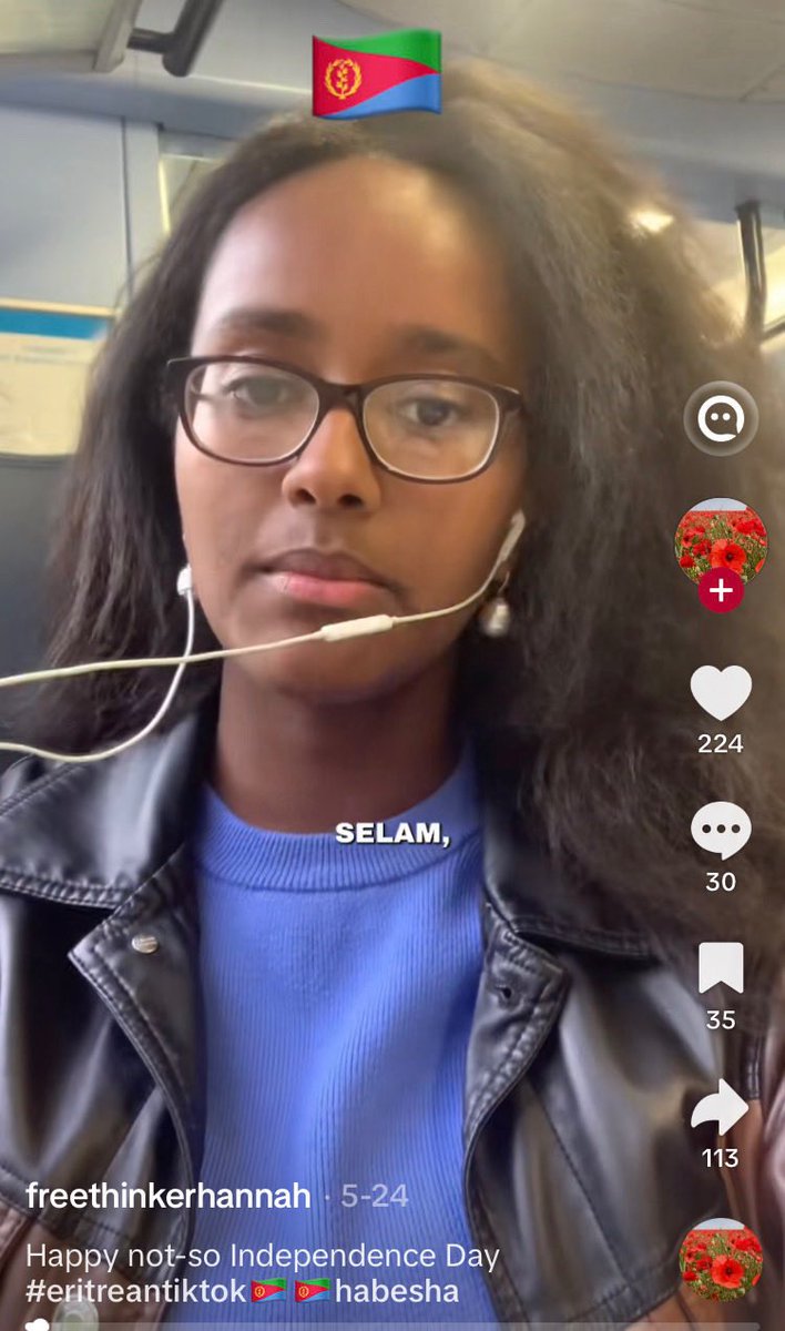 lesyeuxdesabrin's tweet photo. There are multiple instances of Eritreans involving themselves in right wing spaces and yet they are in the replies and quotes trying to blame us for this Eritrean girl dating a white supremacist. https://t.co/5jJi7ENPuH