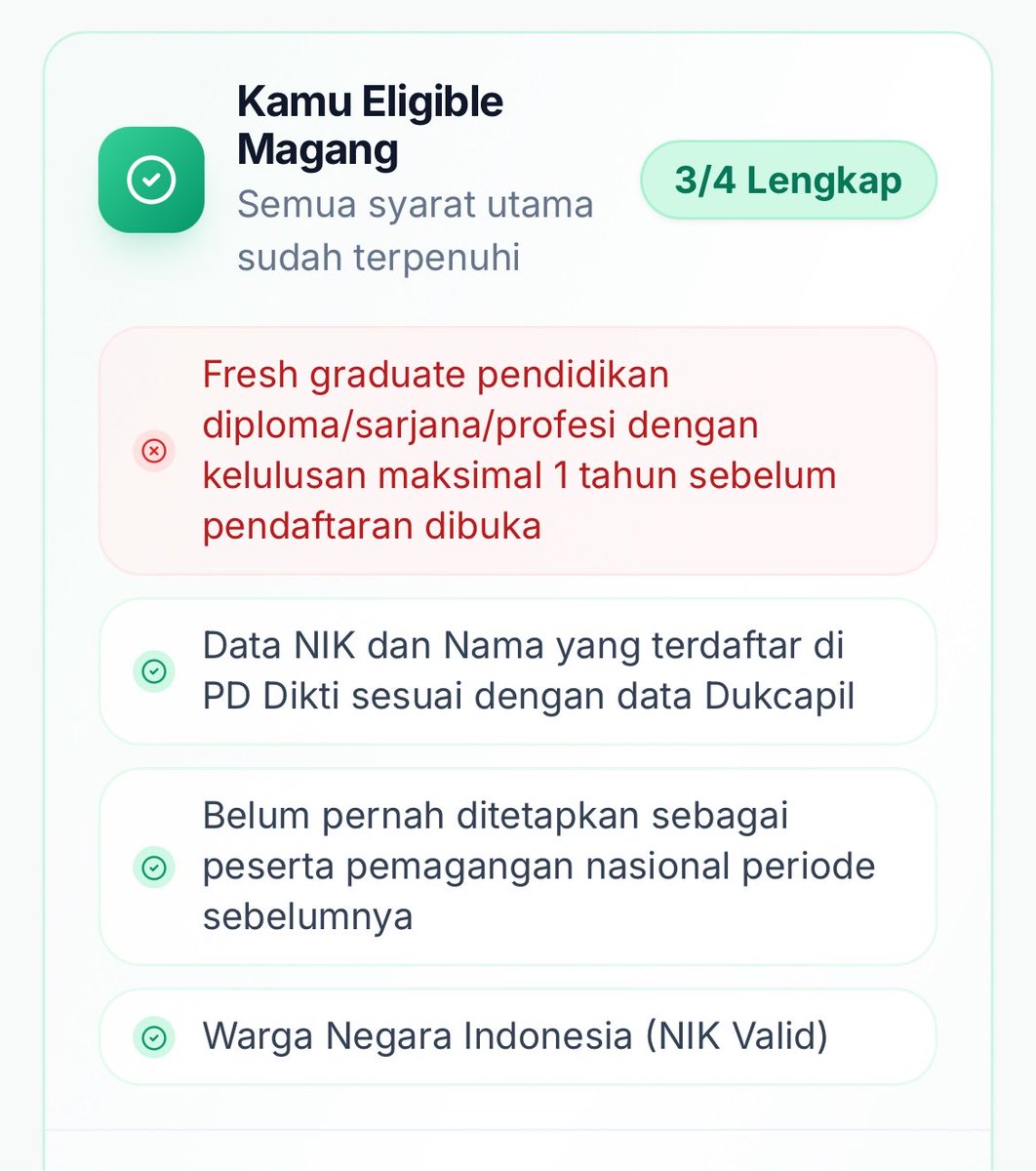 Lexyeuzdenini's tweet photo. Nyobain batch 2 magang hub ehh ternyata udah lewat 1 tahun padahal jelas banget gw lulusan bulan November. Ada yang kek gini juga engga? https://t.co/rGg8QMMpHT