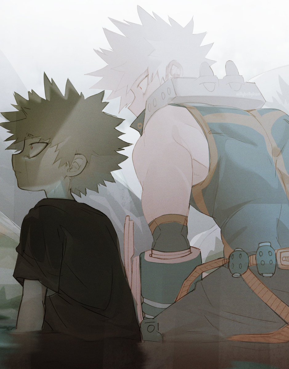 sillybillyken's tweet photo. bday gift for mama ft. My favorite scene from their fic 

#bkdk #dkbk #mha https://t.co/28L8hPOEPS