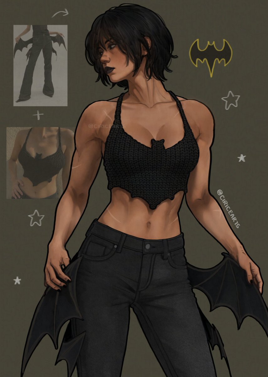 ciricearts's tweet photo. the siblings + bat pants too :9 #jasontodd #cassandracain https://t.co/3JU45dCH2r