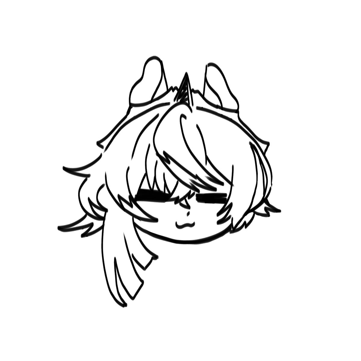 Sei_nyans11's tweet photo. Honse doodle..I'll draw u better one day uma I swear 🫡💙#kumisacanvas https://t.co/RzzaOA2d20