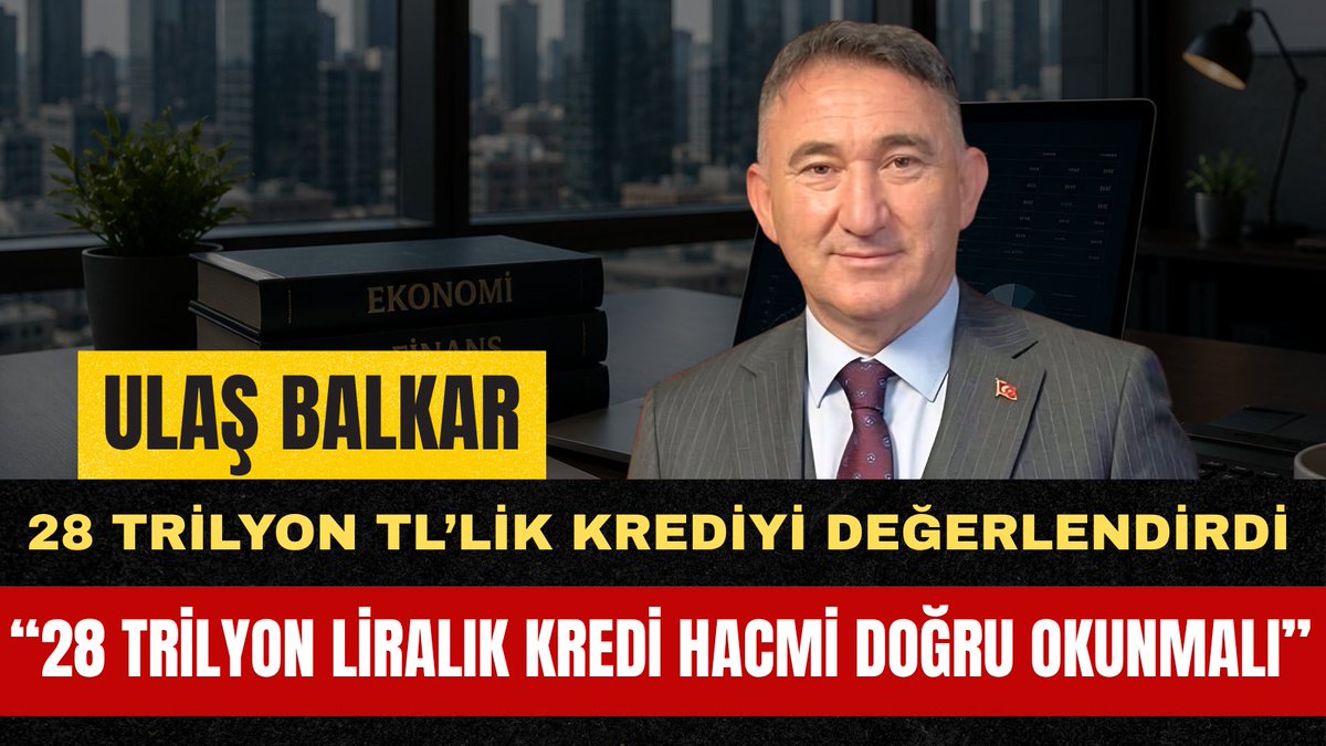balikesirtrend's tweet photo. 💼Ulaş Balkar, 28 trilyon TL’lik kredi hacminin tek başına ekonomik canl��lık anlamına gelmediğini belirterek, finansmanın üretim ve yatırıma yönelmesi gerektiğini söyledi.

🔗https://t.co/tYFdAuaRsJ

#UlaşBalkar #Ekonomi #Kredi #Üretim 

@ulas_balkar https://t.co/ERPvK90tjB