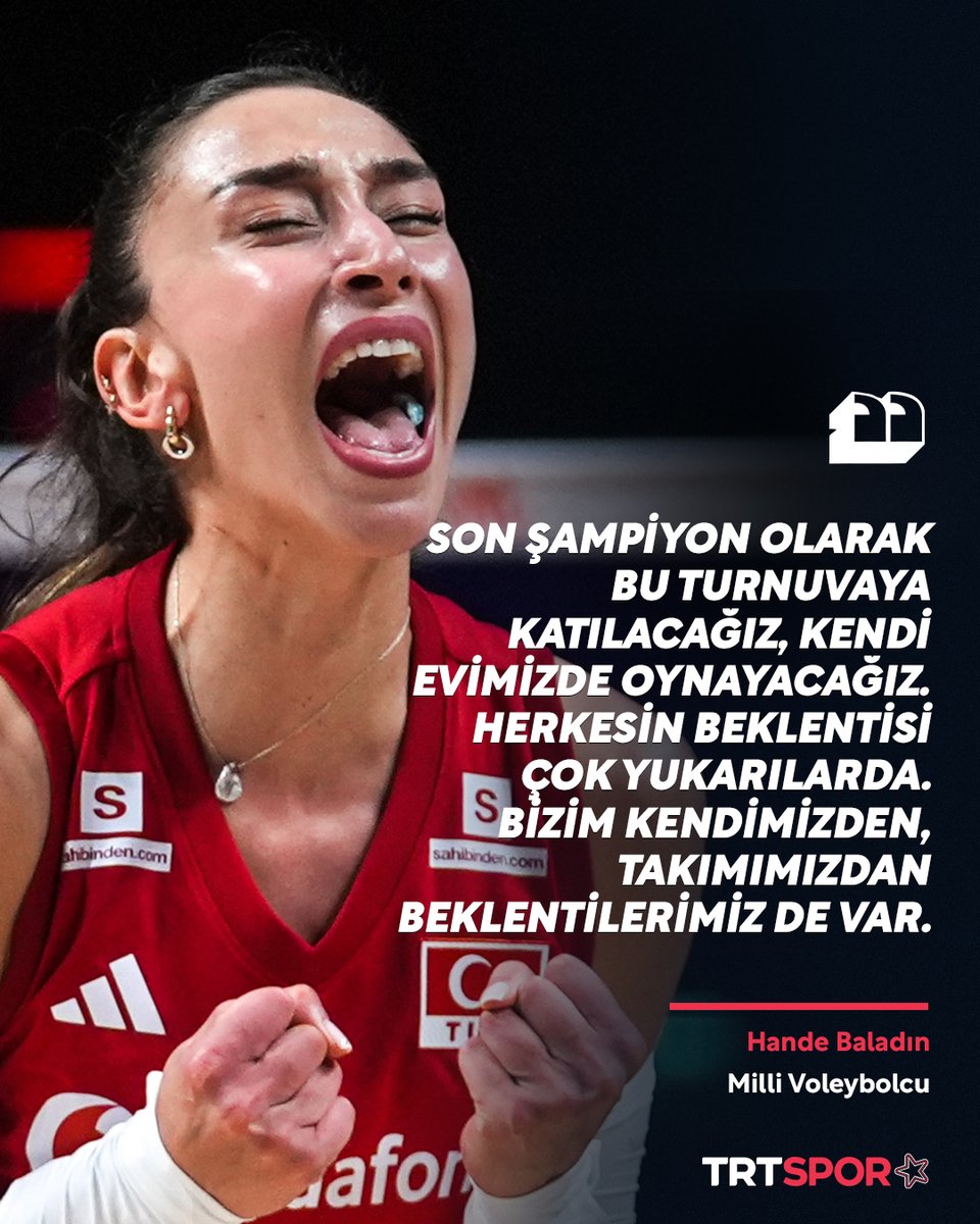 trtsporyildiz's tweet photo. 🏐 Milli voleybolcumuz Hande Baladın, 2026 CEV Trendyol EuroVolley öncesi açıklamalarda bulundu. 🇹🇷 https://t.co/1Zki1D9bpW