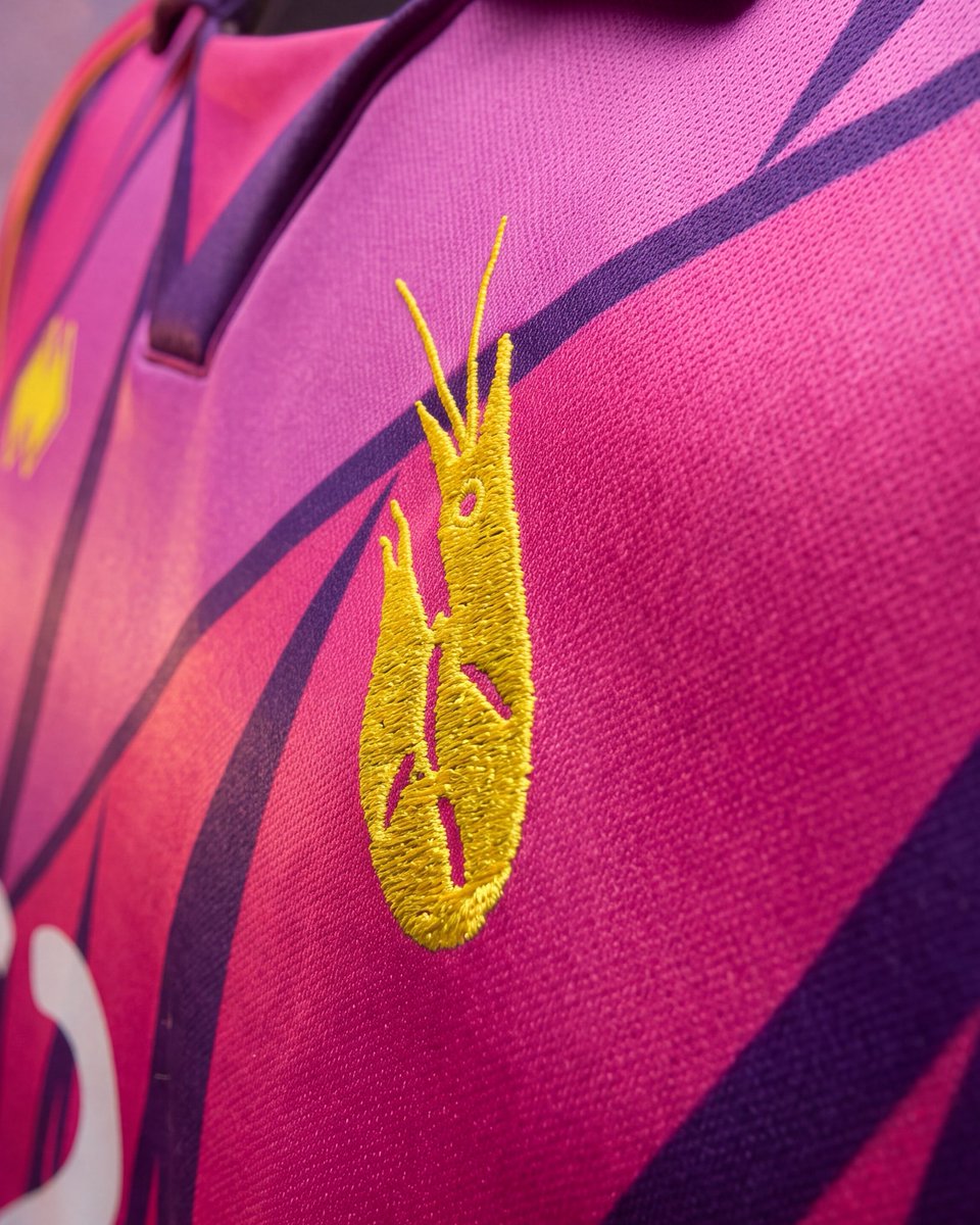 ErreaOfficial's tweet photo. From architecture to the pitch.

The new @SUFCRootsHall Third jersey, created through Erreà Creative Lab, transforms the geometry of the Royal Pavilion into a bold pattern of fuchsia, purple and yellow.

#ErreàSport #CreativeLab https://t.co/KH3IQW5vYw
