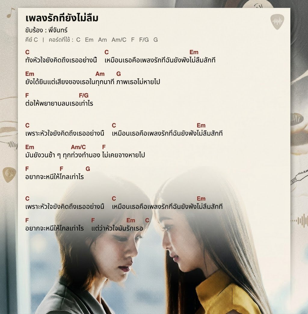 gbun49's tweet photo. เพลงรักที่ยังไม่ลืม: (Glitch)by Emi Thasorn

🎼ลองทำโน๊ต Key C เล่นง่ายๆ ถ้าจะเอาKey Origi ให้ Transpose +2 ค่า 

#MoonshadowSeriesEP2 https://t.co/TlOL6U4E1M