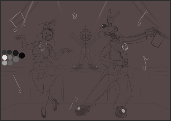 ToastyLove2000's tweet photo. Maybe me finish today, maybe me finish another time. Me dunno

But a WIP it is

#fanart #IndieHorror #art #BENDY #BENDYart #AliceAngel #AliceAngelArt #BendyNightmareRun #BATIM #BATDR #BendyLoneWolf #WorkInProgress #WIP https://t.co/3Q2VuZdJCM