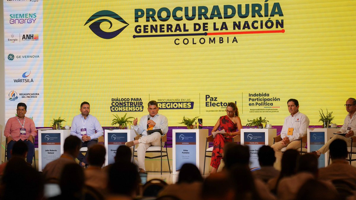 PGN_COL's tweet photo. 2/3 La propuesta busca “que se materialice una propuesta unificada, multisectorial y multiinstitucional para tomar decisiones inmediatas, señalando responsables concretos”, y formular iniciativas que puedan ser llevadas al Congreso de la República para su incorporación en el futuro Plan Nacional de Desarrollo.