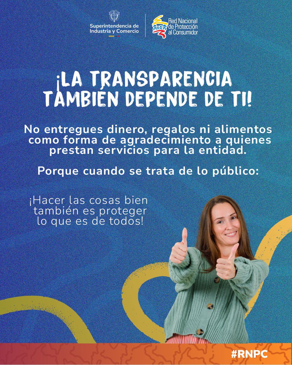 sicsuper's tweet photo. Si recibiste un buen servicio, reconoce la atención, deja un comentario positivo o cuéntale a otros sobre tu experiencia. 🙌
La transparencia es responsabilidad de todos. 🛡️
#RNPC https://t.co/gNoUz4Zu8i