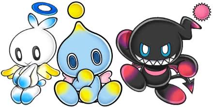 KrsDeadly's tweet photo. @FireMonkey It would be so cool if it changes into the angel chao if you dont get any kills. And when your over 6 kills it would change into the dark chao https://t.co/vVp8KlqRMF