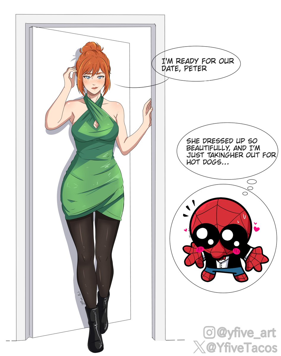 YfiveTacos's tweet photo. Jean grey x SpiderMan  #SpiderManBrandNewDay https://t.co/nmaKcTj9IQ