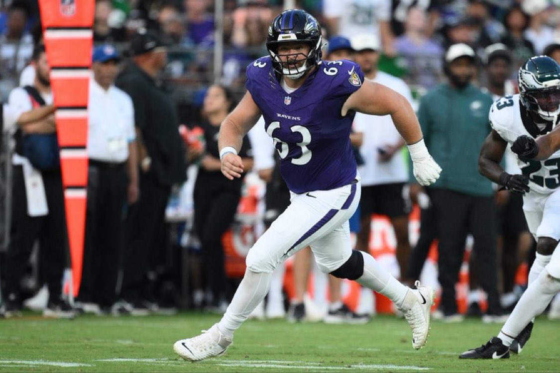 SleeperNFL: Ravens C Danny Pinter suffered a torn patella tendon in yesterday’s joint practice with the Vikings, per @MikeGarafolo h