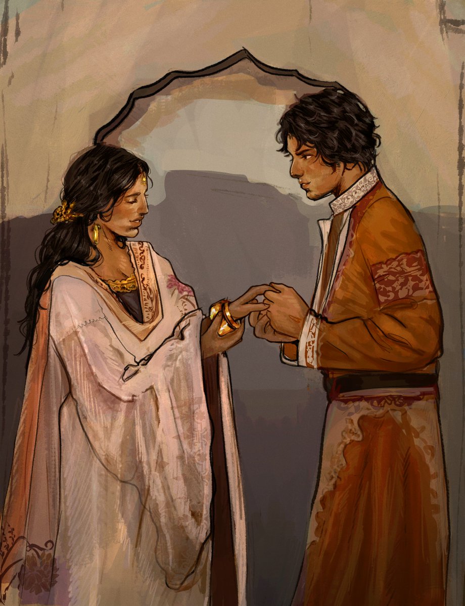 casszanova's tweet photo. A last farewell gift 
(elia martell &amp; oberyn martell)
#asoiaf https://t.co/bfCLBJyB1Y