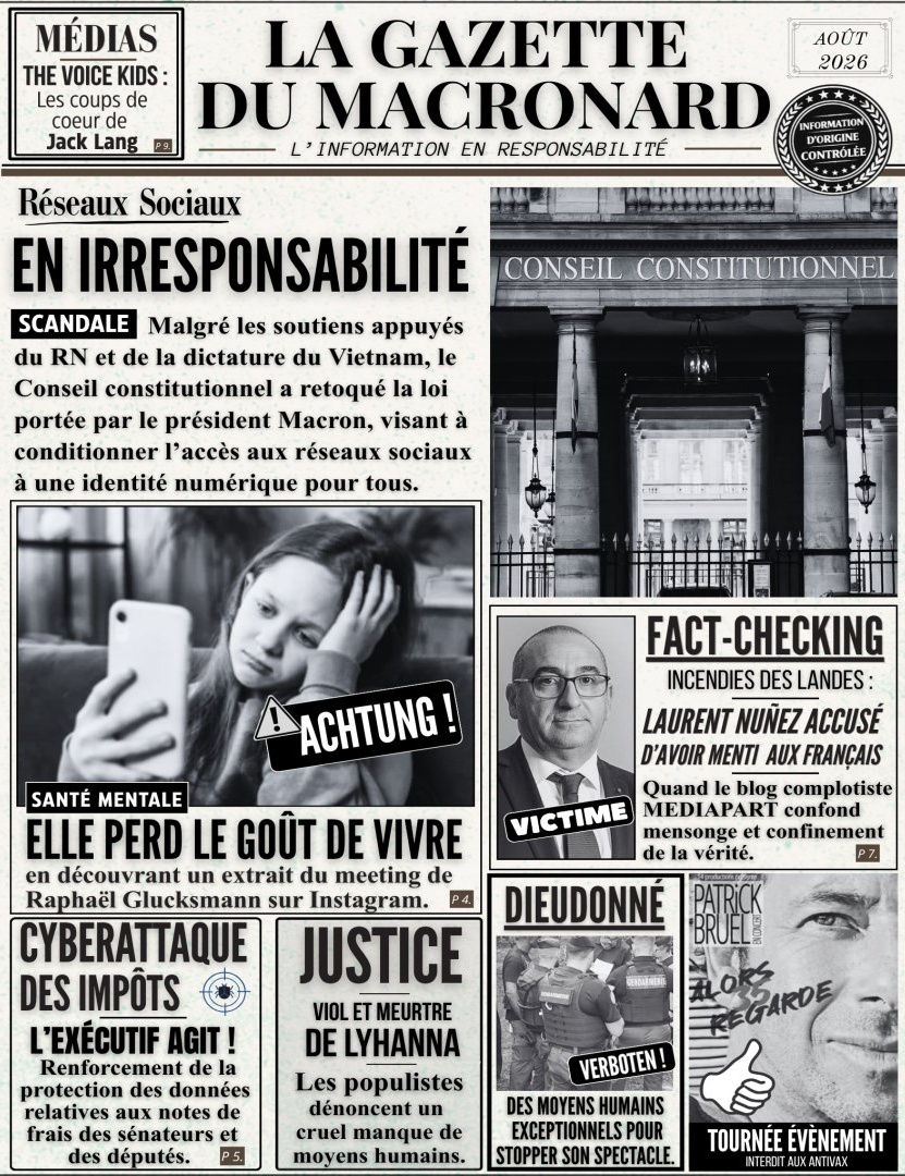 laputassiere's tweet photo. 🔔Les amis, la Une de la Gazette. En responsabilité. https://t.co/n0b0v0N4ct