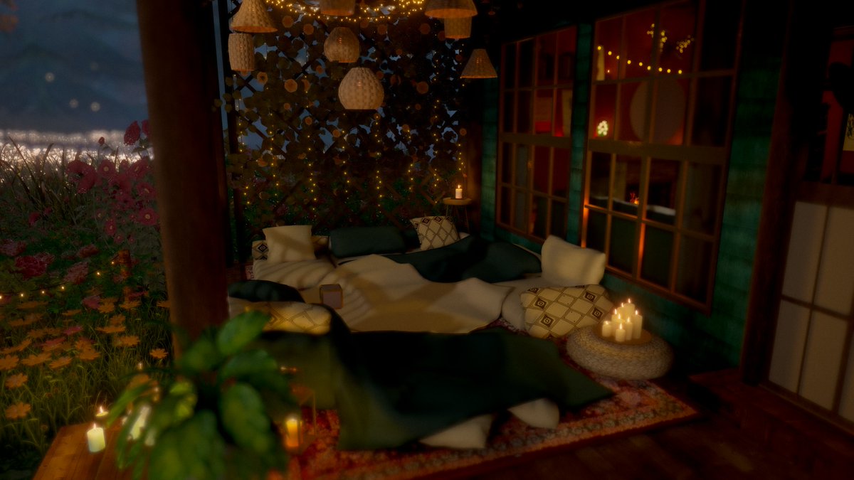 jellekayen's tweet photo. キャンプサイトのある、大自然に囲まれた居心地の良いキャビン
A cozy cabin in the wilderness with a campsite
World: Stay Warm
Author: Lilly the cat @lillysworldsvr
https://t.co/FnfNrxucbH
#VRChat #VRChatPhotography #VRChat_world紹介 https://t.co/muba8NFcZk