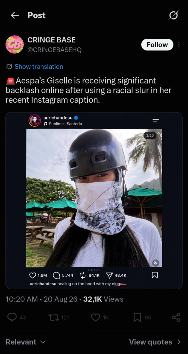 synkvcr's tweet photo. they're using AI to add racial slurs to people's Instagram captions... you guys genuinely think racism is this funny little non-issue you can use for fanwars and nothing else https://t.co/ijf3vODUO8