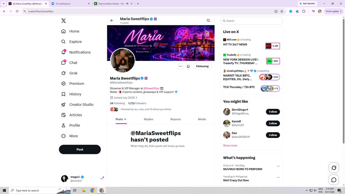 xsolaoi's tweet photo. @sweetflips @MariaSweetflips always here to support! followed you both, fam @MariaSweetflips @sweetflips 

retweeted + liked, also joined the telegram channel! manifesting my first sweet win from youuu AAAAA 

tags: @degenggs @4ashenn https://t.co/CDZFrYPTvp