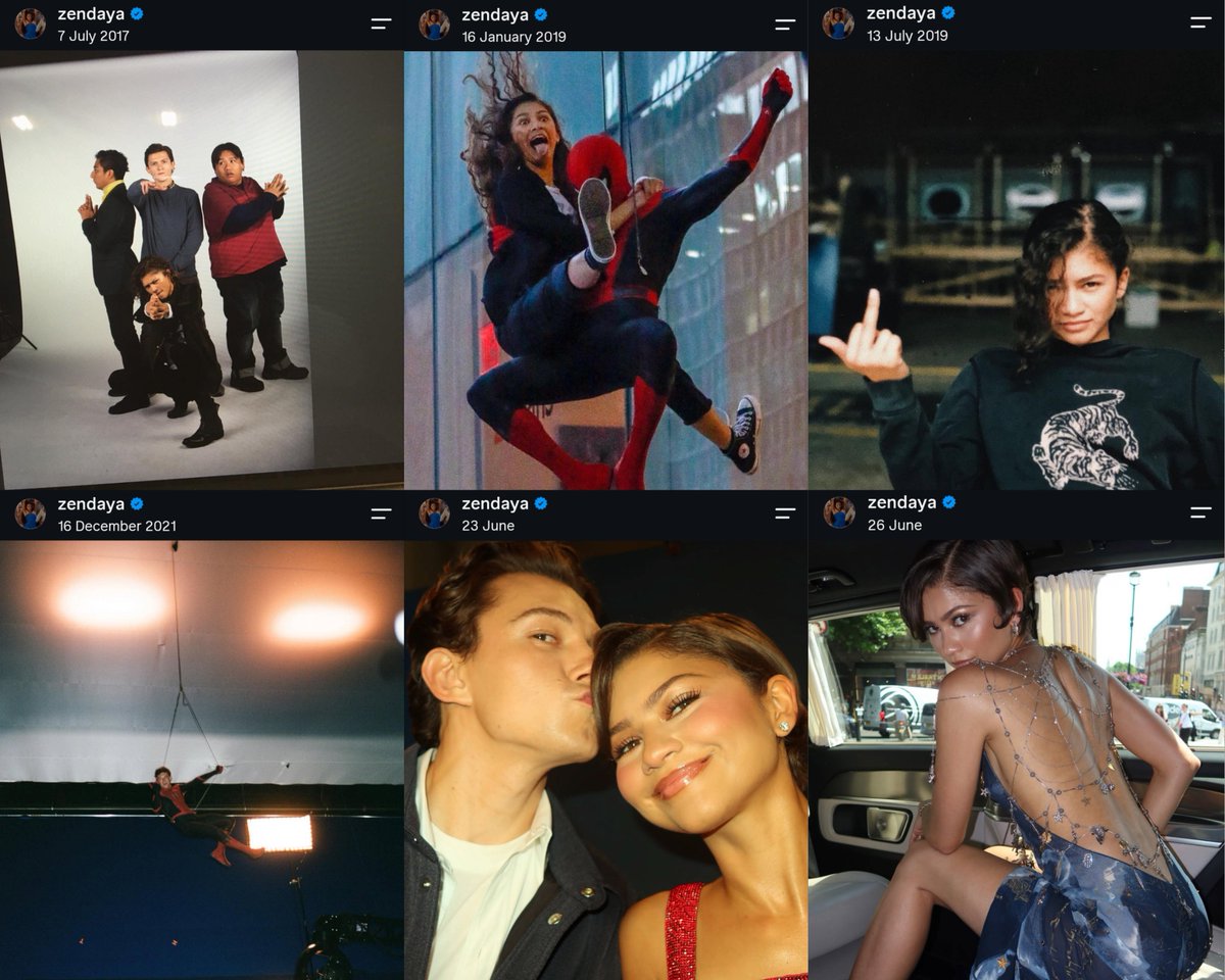AY0DAYA's tweet photo. spidey posts over the years :’) https://t.co/5cO2QZ6JGk