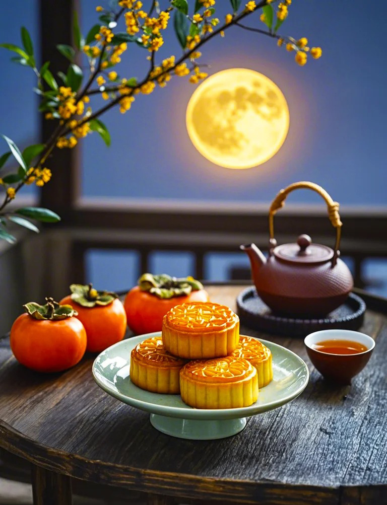 AhsanZakiahmed's tweet photo. [This Mid-Autumn Festival, may your days be as round as the moon, and your heart as full as the warm mooncakes! ]， https://t.co/v0Cra9C7Xf