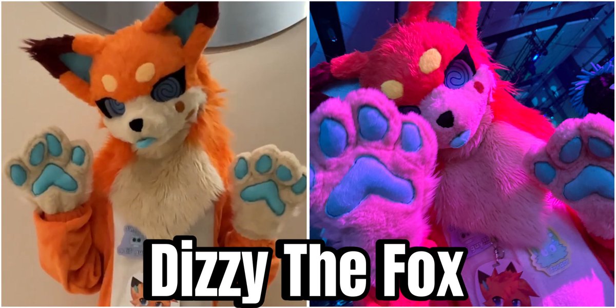 FeiraFoxFursuit's tweet photo. Here’s some quick pictures of the updates and changes I made from FWA to @DizzyFop ‘s suit! https://t.co/81mXxEDBtg