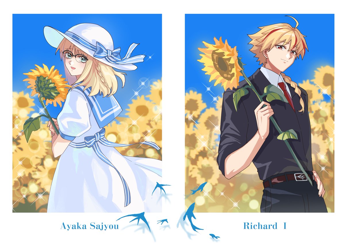 awhlx5's tweet photo. #リチャアヤ Tournesol https://t.co/jVDaScbqpP