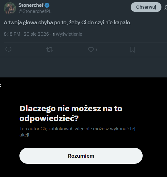 ognetherblade's tweet photo. Jakby ktoś miał jeszcze wątpliwości czy marihuana zabija szare komórki to tutaj macie przykład. 
Jedno z najbardziej rakowych kont na x jakie widziałem od dawna xd https://t.co/cRUd8RZqMk