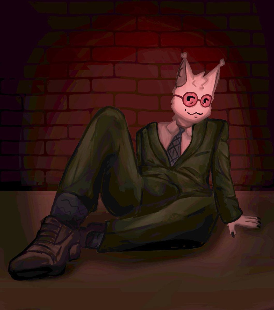 Lihoradk's tweet photo. My fursona. His name is Wuwu. Actually… I think he got redraw soon https://t.co/hpIjjFiOuN