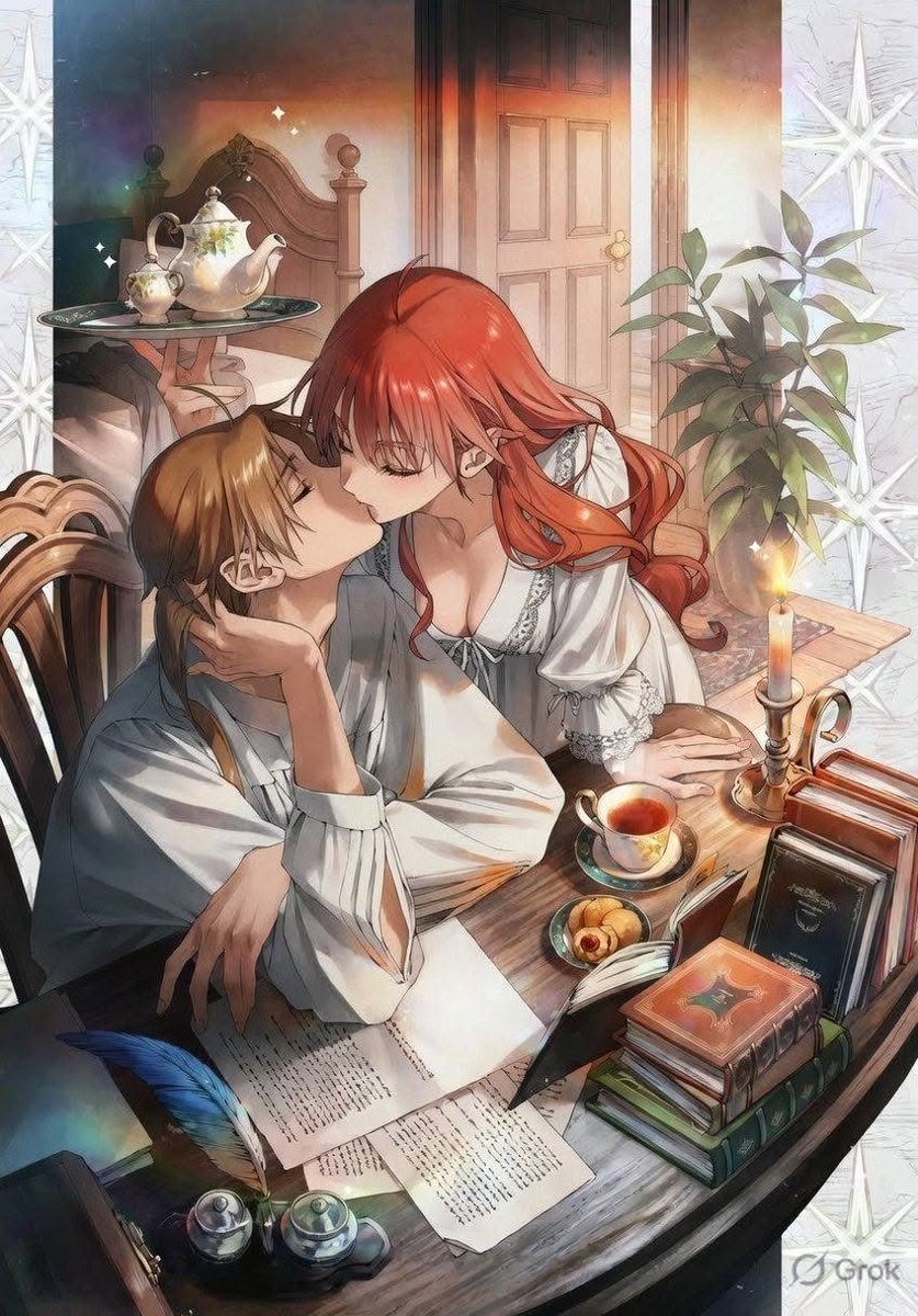 fafnir_maho's tweet photo. Díganle "mono" o lo que quieran a Eris pero eso jamás cambiará que es la pareja con la que Rudeus tiene mejor química, punto. https://t.co/sxDww5T1DE