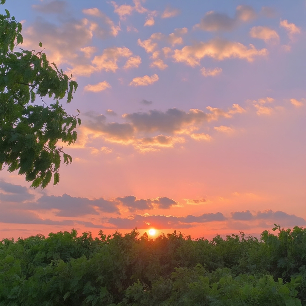 Aoliger50Andrew's tweet photo. Just caught the sunset painting the sky pink u0026 gold — my weird little mood: soft, full, like I’ve got a quiet secret all to myself. https://t.co/Ku7UrcvQqz