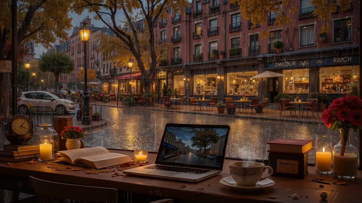 bilu_brites's tweet photo. [Just got caught in a sudden autumn drizzle! The crisp air smells like fallen leaves and comfort—perfect excuse to grab a warm latte and slow down. ]， https://t.co/VZzuiRoY0F