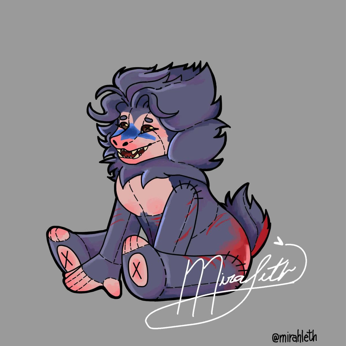 GREHY9's tweet photo. UN regalito para la saradha!! Muchas gracias! toda peluda me encanta!! 😍😍 by Marah Leth on Fb!! https://t.co/1WkPDsyK5O