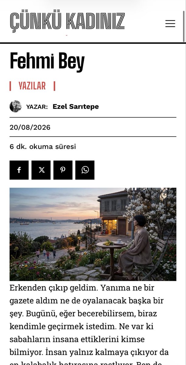 EzelSaritepe's tweet photo. Ağustos ayı “Toz” temalı öyküm 🌿
Keyifli okumalar
https://t.co/LBNSZWXhDy https://t.co/GqJFyHXfuD