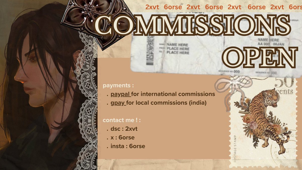 6orse's tweet photo. commission details! dm me in discord to get a slot. 2xvt is the user!

.
.
.
.
.

#commission #artcommision  #art #artistsupport https://t.co/FIppQduNR4