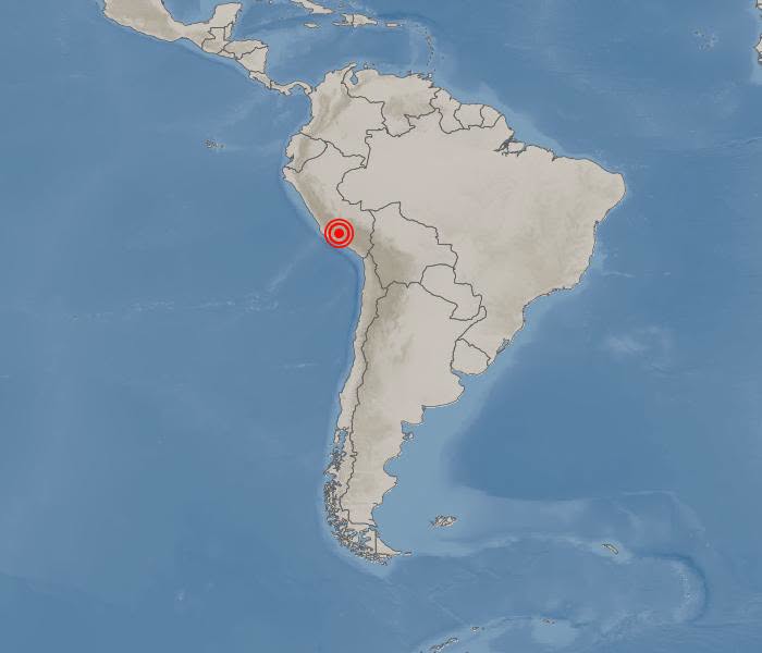 KMA_earthquake's tweet photo. [국외지진정보] 2026-08-21 03:00:15 페루 아야쿠초 남남동쪽 176km 지역 규모 6.7 https://t.co/ADWLc0Sr2w https://t.co/FAKrqL9gPE
