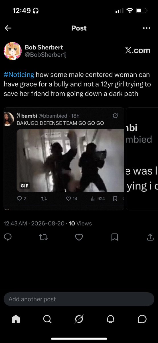 BobSherber1j's tweet photo. #nocting how some male centered women can empathize with a bully and not a 12yr girl trying to save her friend from going down a dark path https://t.co/YyFQnL3Nuo