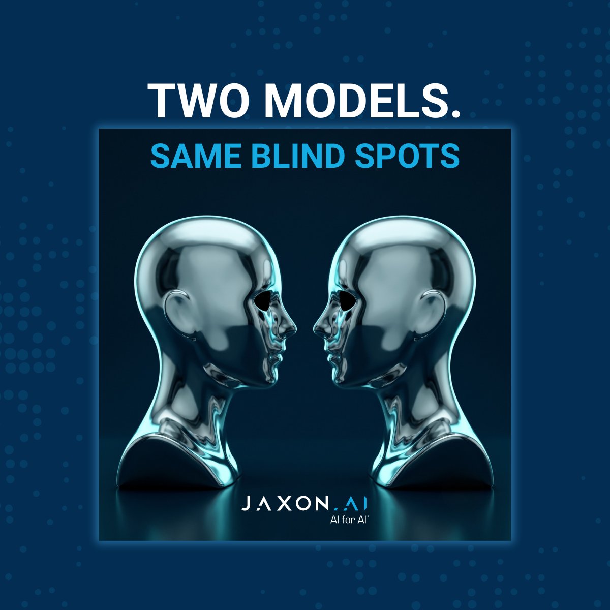 trustjaxon's tweet photo. If your plan to catch AI mistakes is another AI: model-judges are biased, and the writer and the checker end up wrong about the same things.

Jaxon checks against your rules and shows which one. "Another model agreed" fails an #audit.

#jaxonai https://t.co/GNfYspq9zT