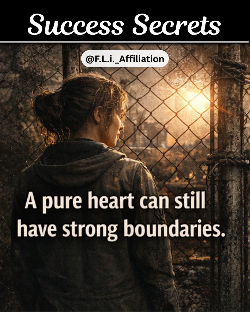 FLi_Affiliation's tweet photo. You can be genuine… And still set boundaries. Both matter. #selfrespect #growth #mindset #balance https://t.co/LzTGq8Z6Ra