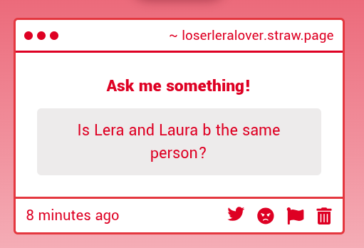 LoserLeraLover's tweet photo. Yes this can get confusing but Lera Bugorskaya is her real name. CandyDoll gave her a fake name "Laura B" then in the game Unteralterbach they had her in it as "Laura Belanova". https://t.co/UQD4hkjrGy