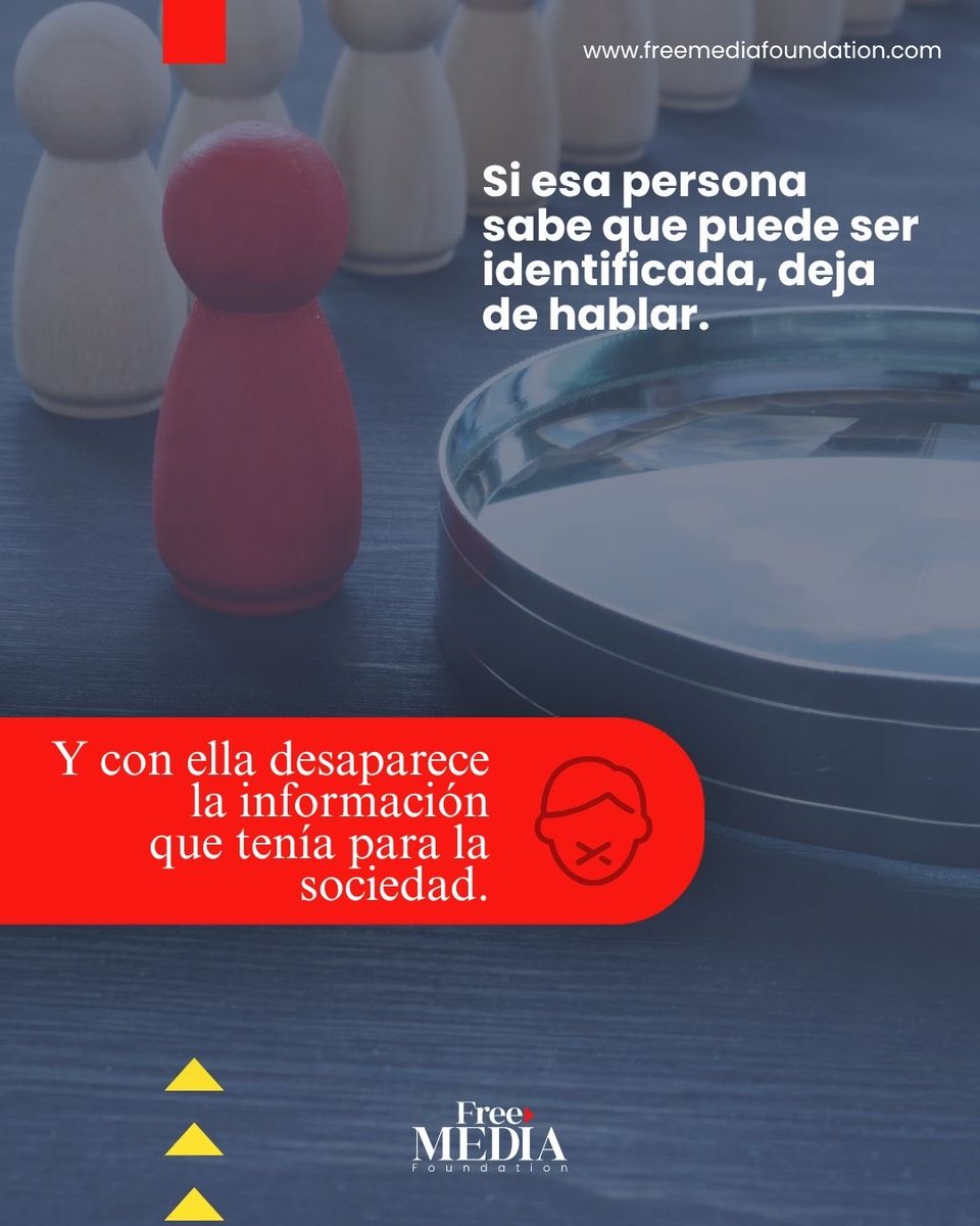 freemediaorg's tweet photo. El secreto de fuentes no protege a los periodistas: protege el derecho de la sociedad a conocer información de interés público. Sin esa garantía, quienes denuncian corrupción, abusos o irregularidades dejarán de hablar. https://t.co/QY15XDMwi5