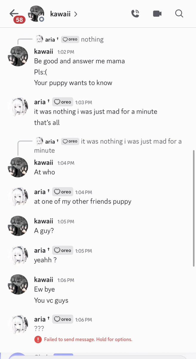 angyll_'s tweet photo. deadass just went through my first e breakup 😭#coping #puppyboyssuck https://t.co/7D9S3yUkXP